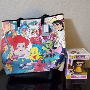 Loungefly Disney The Little Mermaid Collage Tote